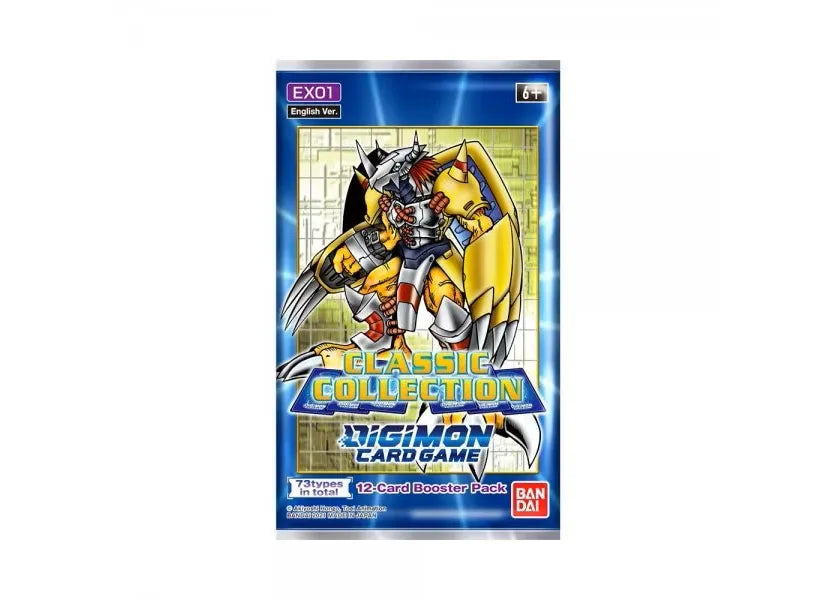 Digimon Classic Collection Booster Englisch – einzelne Booster voller legendärer Digimon.