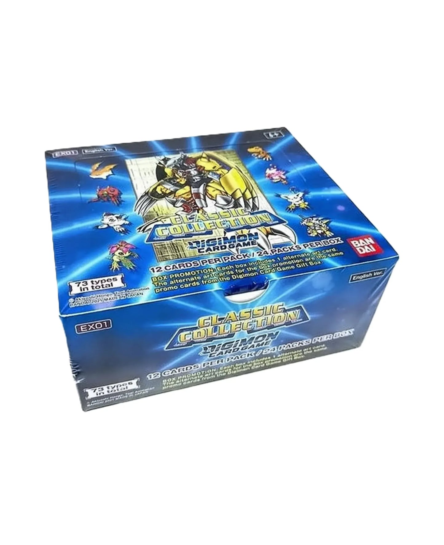Digimon EX01 Classic Collection Display Englisch – nostalgische Klassiker in einer kompletten Box.