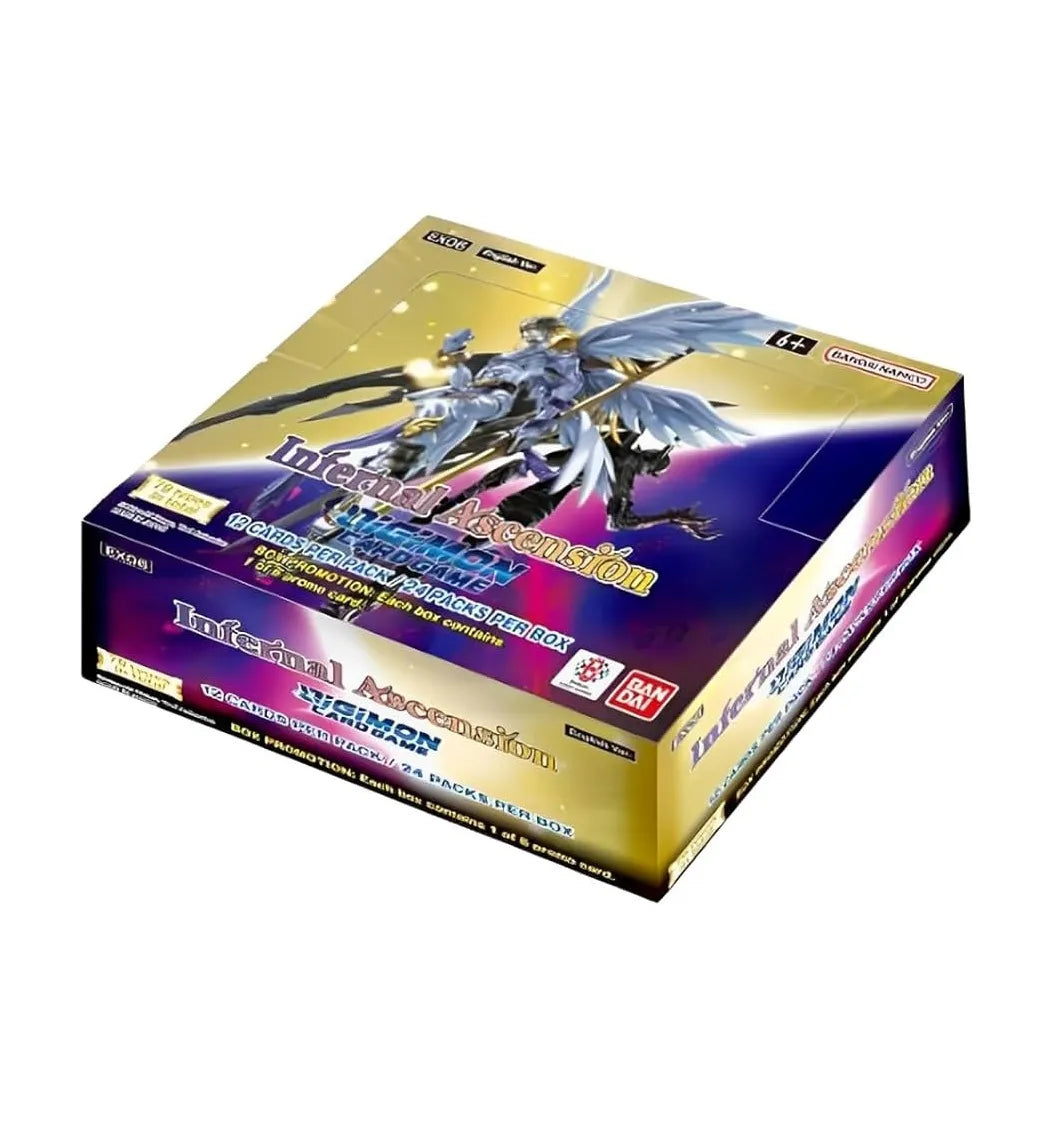 Digimon EX-6 Infernal Ascension Display Englisch – vollständige Box für dein Digimon-Kartenspiel.