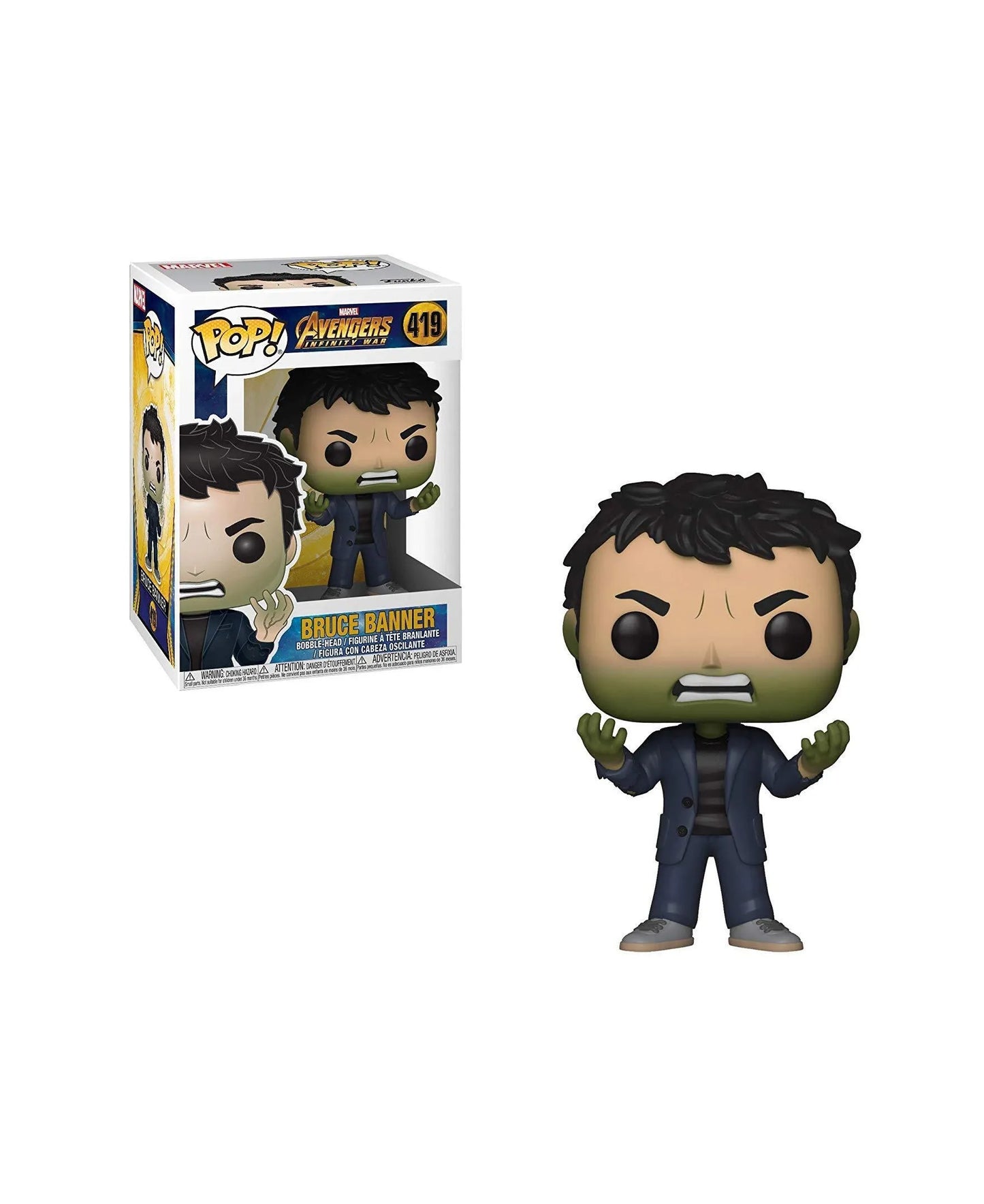 Funko Pop Bruce Banner #419 – der Wissenschaftler hinter dem Hulk als Pop! Figur.