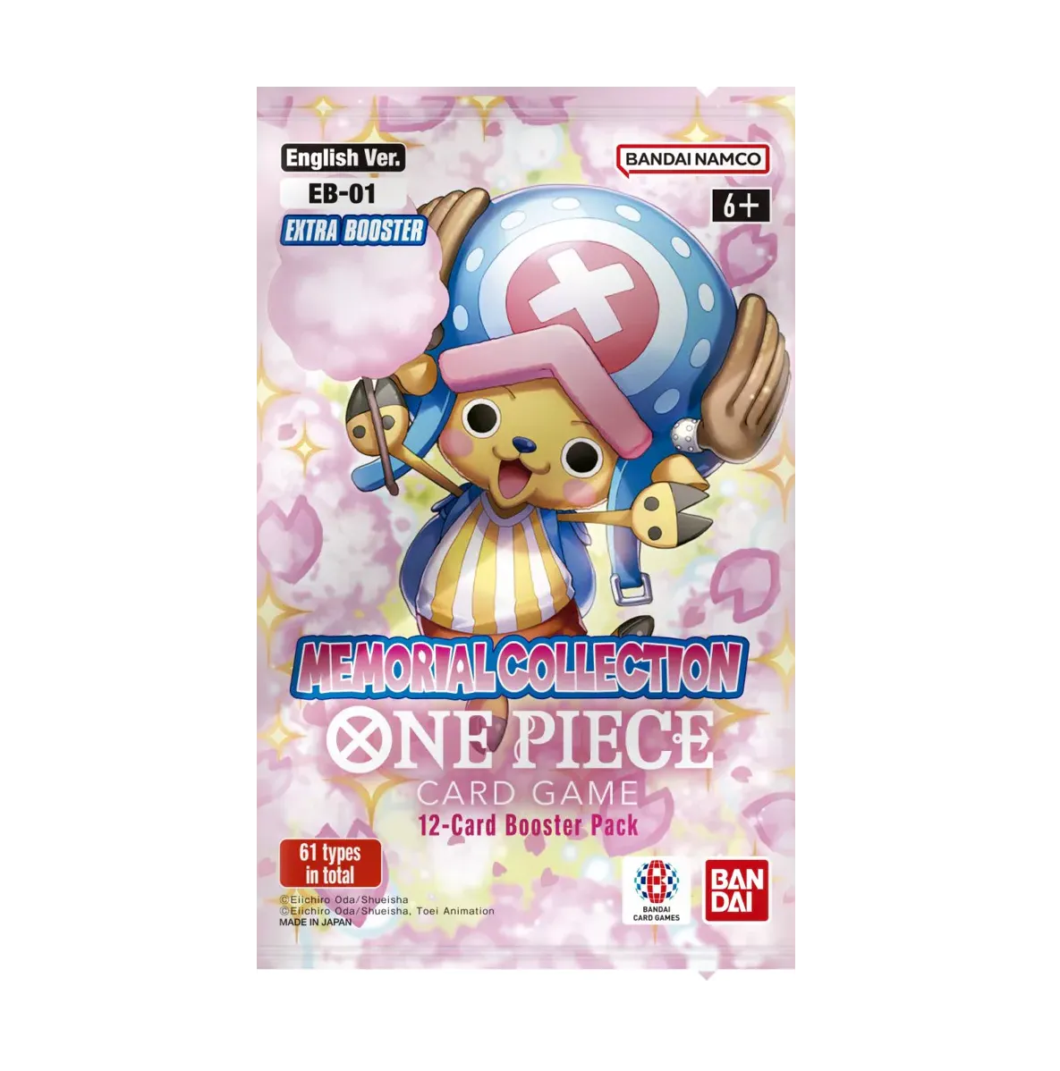 One Piece EB-01 Memorial Collection Booster Englisch/Japanisch – Booster mit Highlights aus früheren Sets.