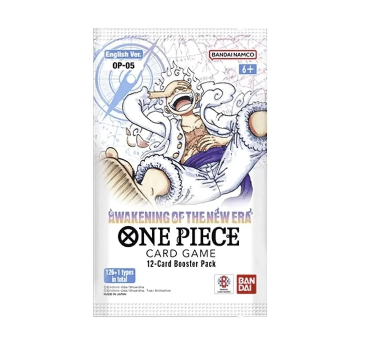 One Piece OP-05 Awakening of the New Era Booster Englisch/Japanisch – Einzelbooster mit Charakteren der neuen Ära.