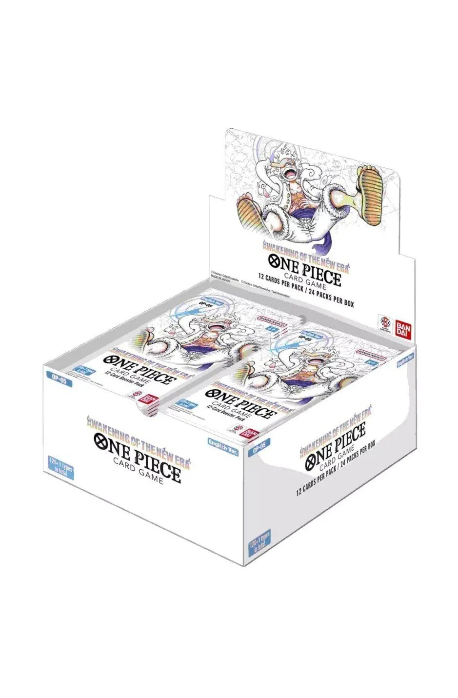 One Piece OP-05 Awakening of the New Era Display Englisch/Japanisch – komplette Display-Box mit Karten zur neuen Ära.