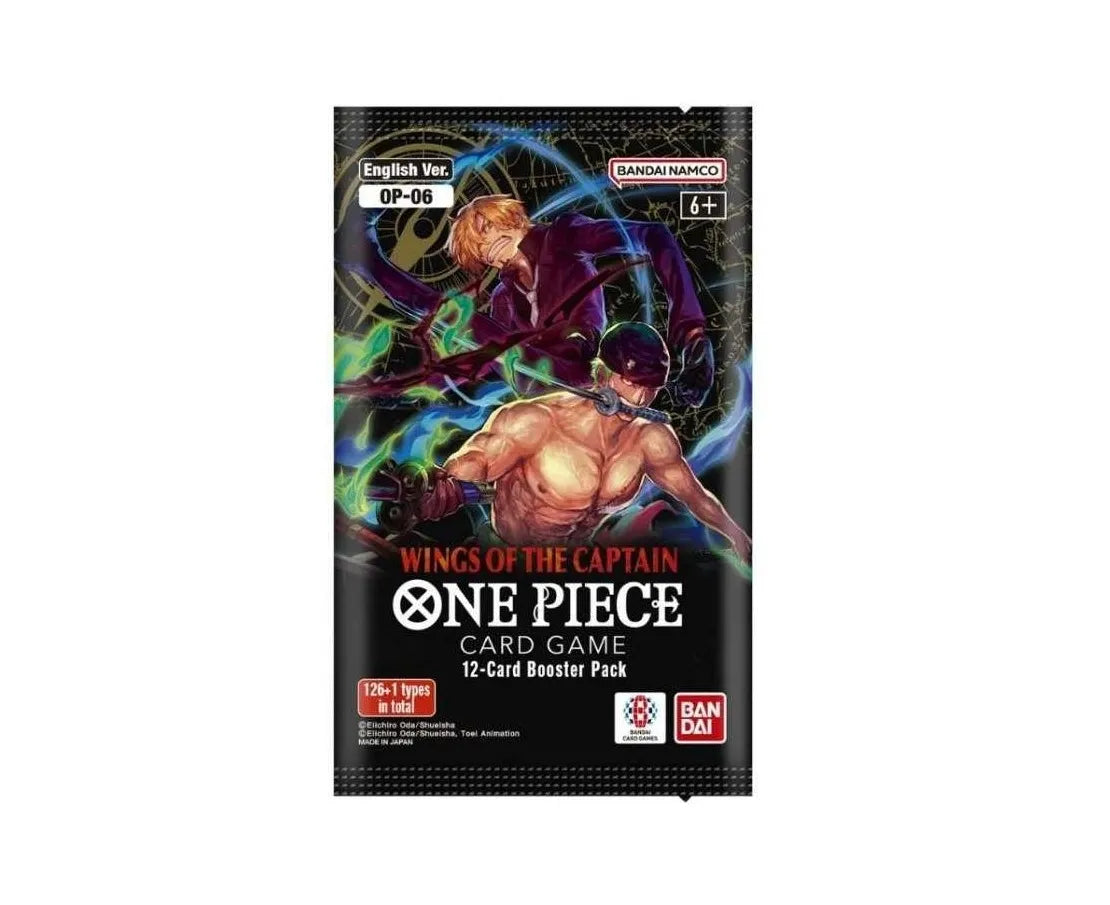 One Piece OP-06 Wings of the Captain Booster Englisch/Japanisch – Boosterpack mit epischen Charakteren aus OP06.