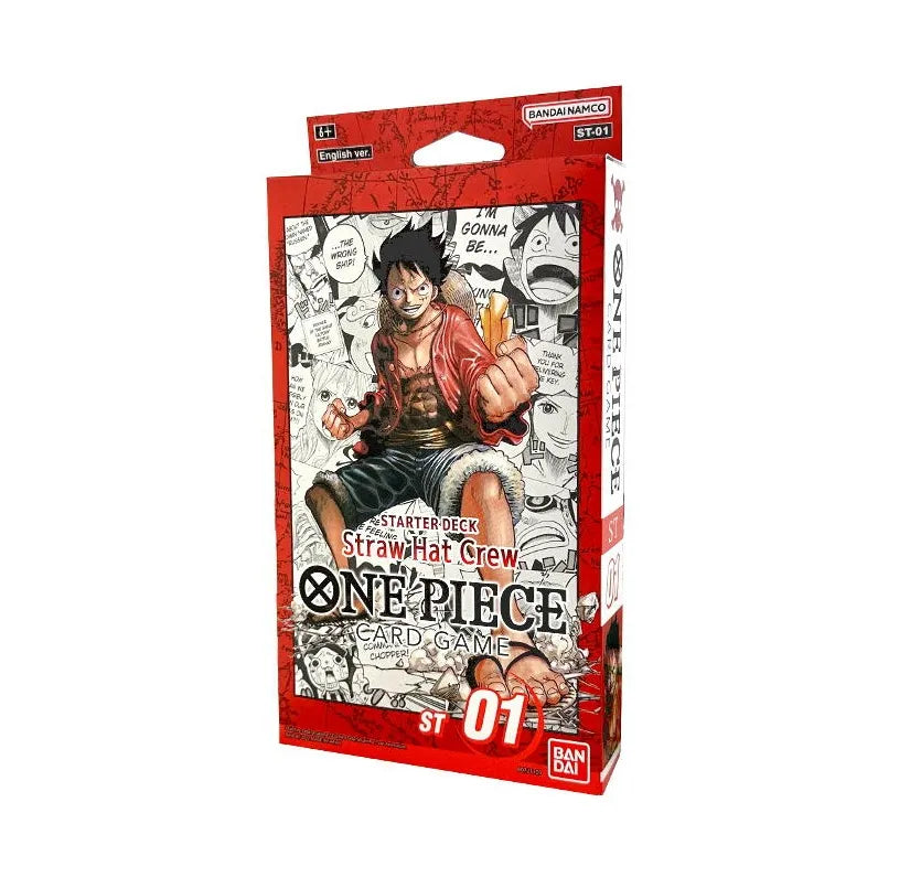 One Piece ST01 Starter Deck Display Englisch – das allererste Starter-Deck für den Einstieg ins One Piece TCG.