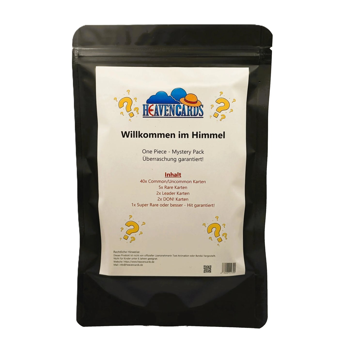 One Piece TCG Mystery Pack mit 50 Karten – garantiert ein Hit für Fans und Sammler.