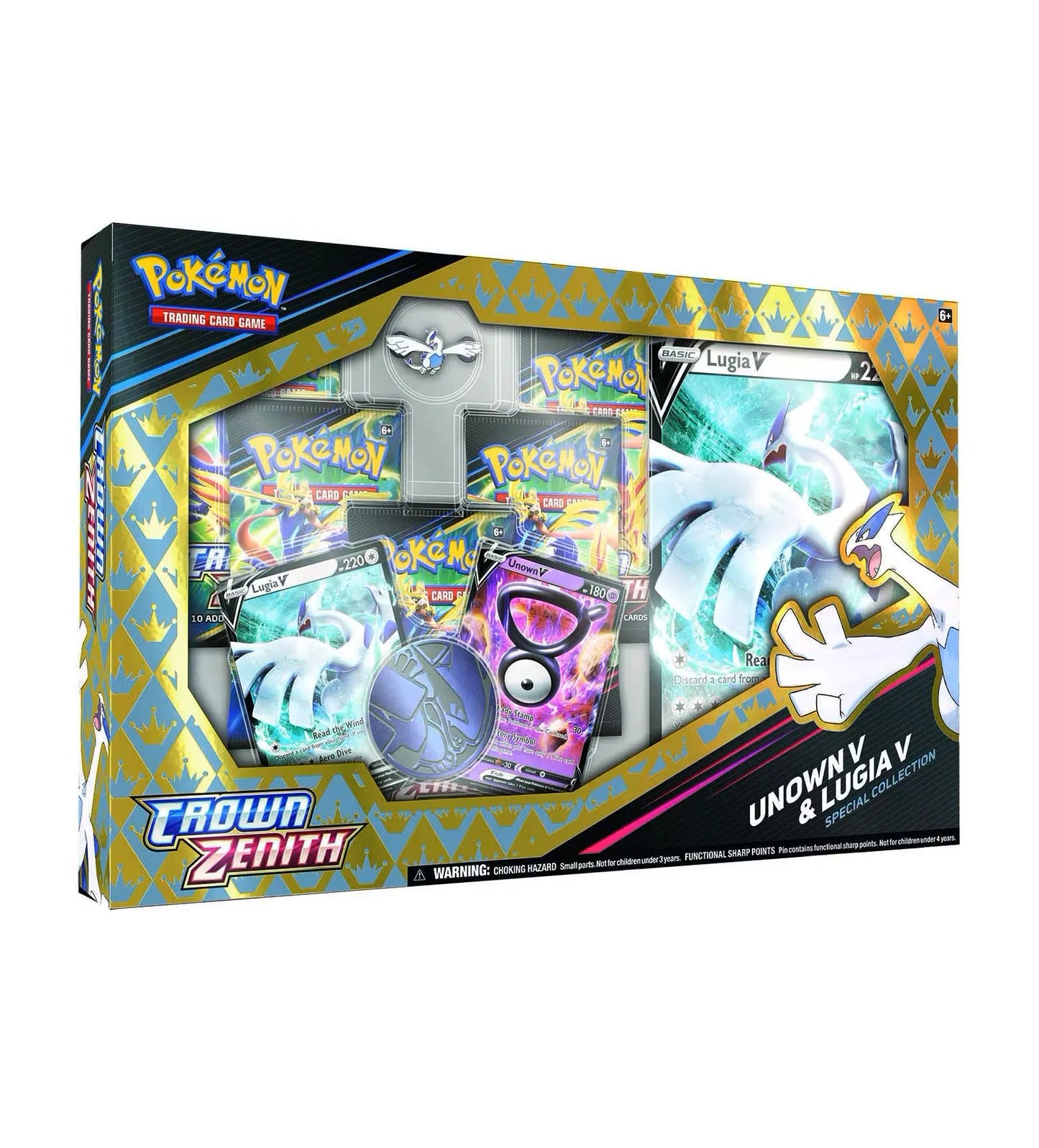 Pokémon Crown Zenith Special Pin Collection Englisch – exklusive Sammelbox mit Pins und Boosterpacks.