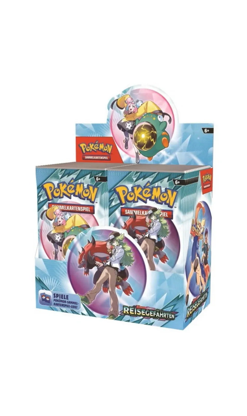Pokémon Karmesin & Purpur Reisegefährten Display Deutsch – ganze Box für epische Sammlerabenteuer.
