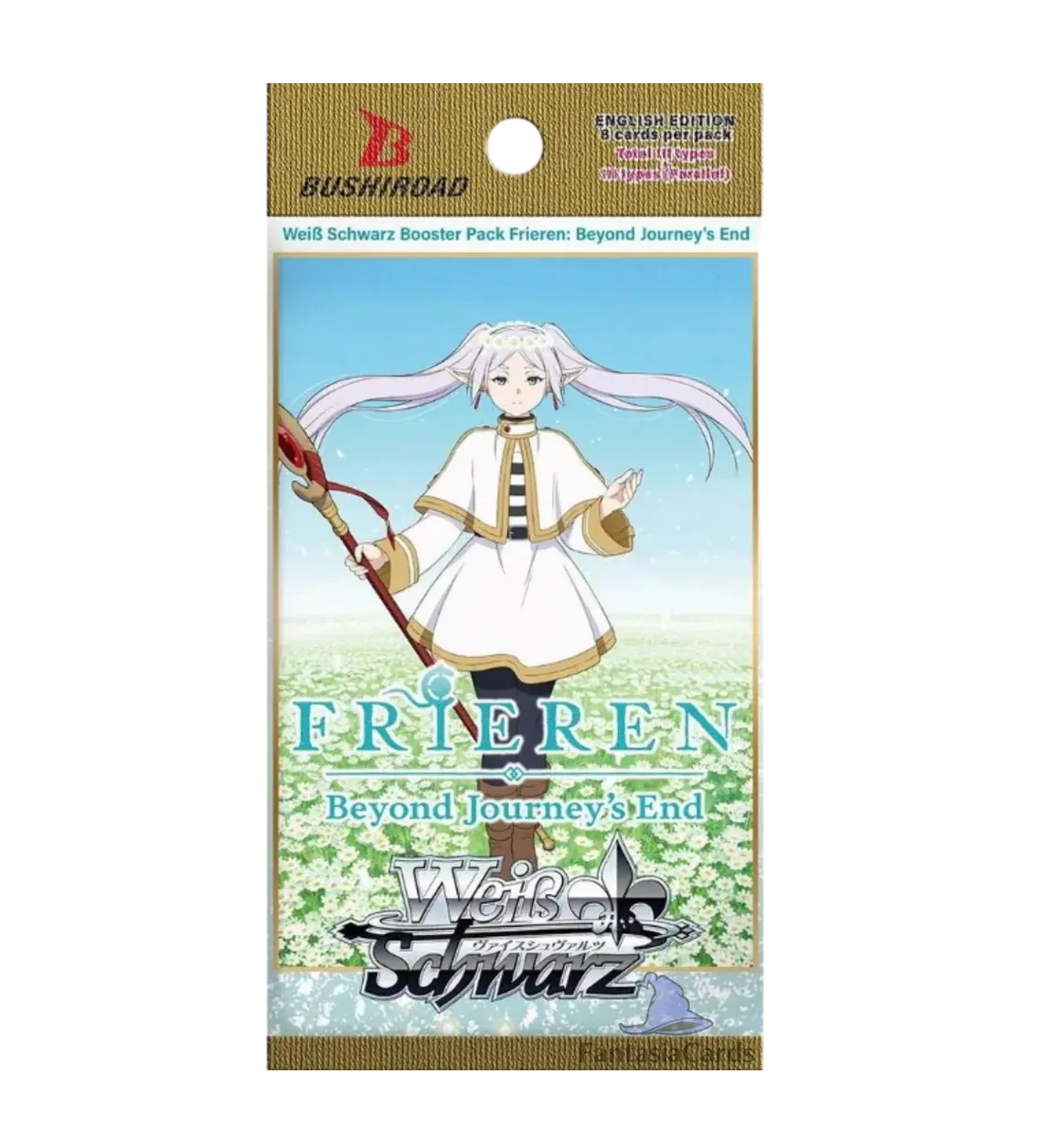 Weiß Schwarz Frieren Beyond Journey’s End Booster Englisch – emotionale Fantasyreise in Kartenform.