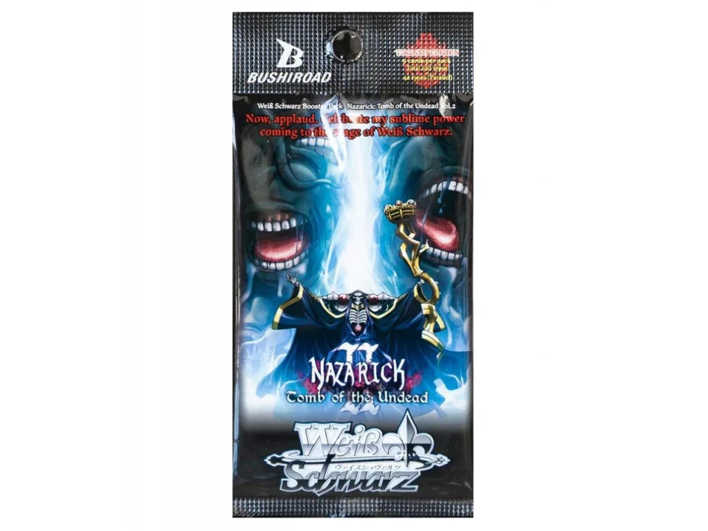 Weiß Schwarz Nazarick Tomb of the Undead Booster Englisch – düstere Macht aus der Welt von Overlord.