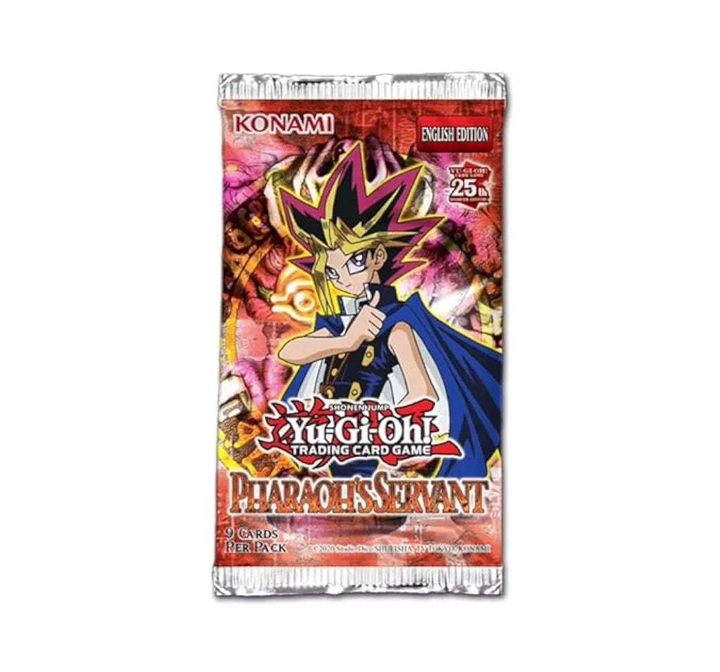 Yu-Gi-Oh Pharaoh's Servant Booster Englisch – Einzelbooster voller nostalgischer Karten.
