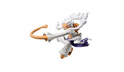 Banpresto One Piece Gear 5 Luffy Figur – legendäre neue Form von Monkey D. Luffy.