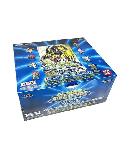 Digimon EX01 Classic Collection Display Englisch – nostalgische Klassiker in einer kompletten Box.