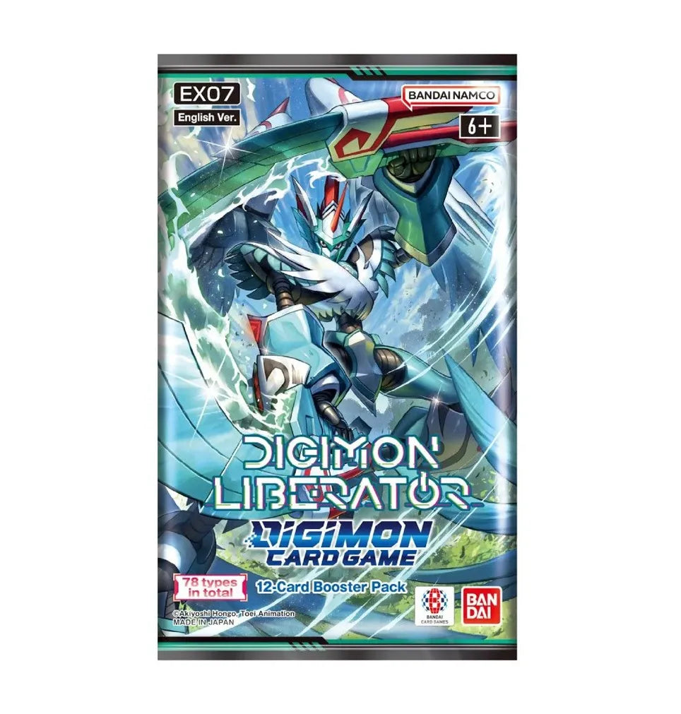 Digimon EX-07 Digimon Liberator Booster Englisch – brandneue Karten aus der Liberator-Serie.