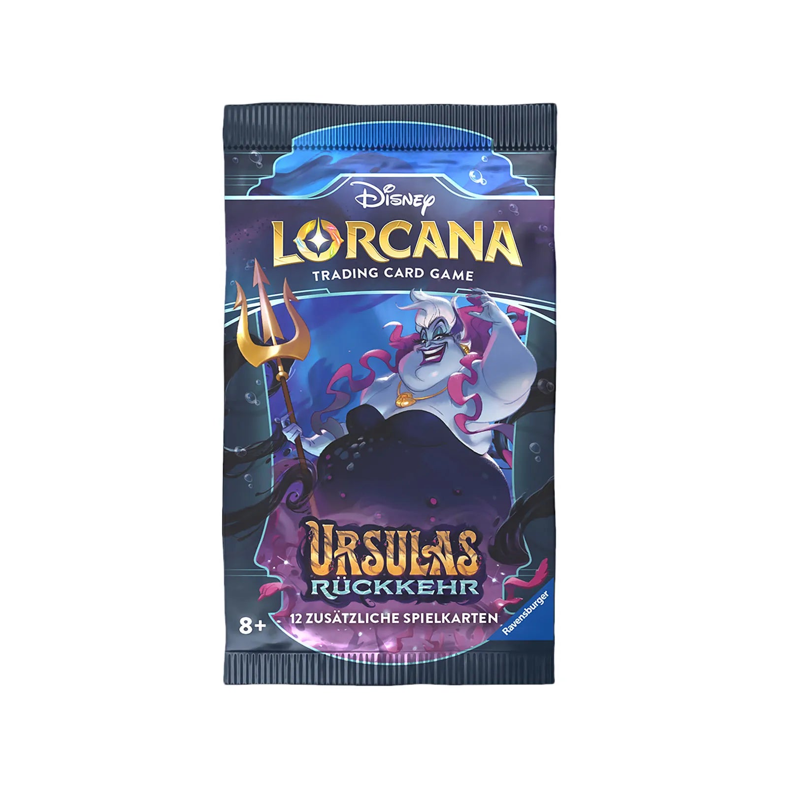 Disney Lorcana Ursulas Rückkehr Booster Deutsch – neue Lorcana Karten mit Ursula und ihren Gefährten.