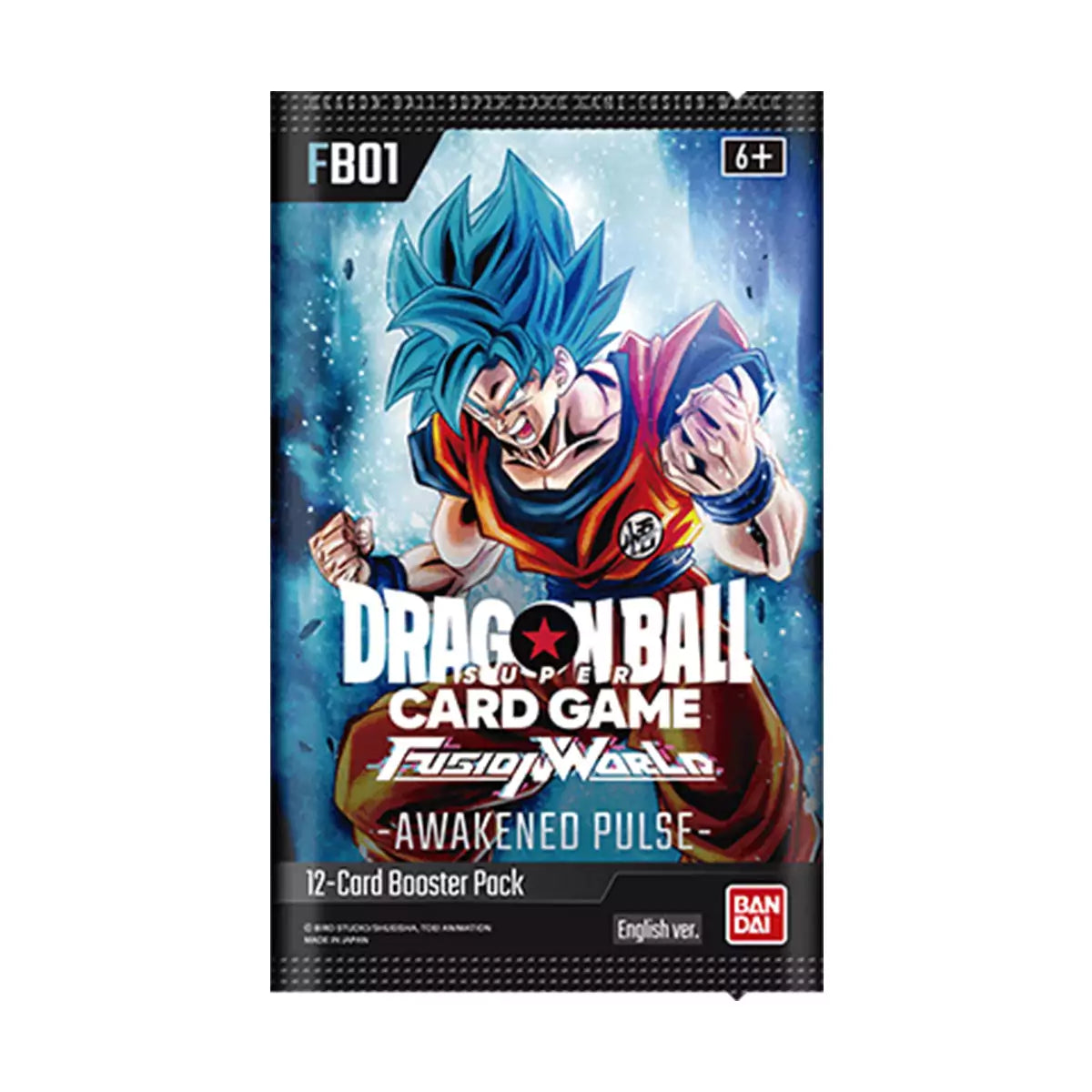Dragon Ball Super Awakened Pulse FB01 Booster Englisch – einzelne Boosterpacks für Fusion World.