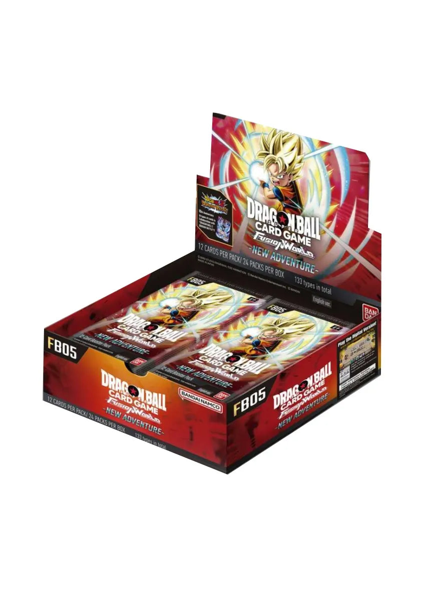 Dragon Ball Super New Adventure FB05 Display Englisch – komplette Display-Box für die neue Erweiterung.