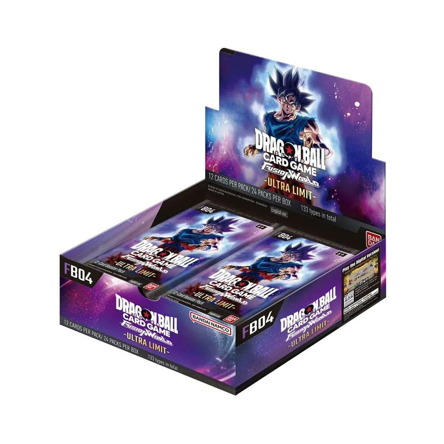 Dragon Ball Super Ultra Limit FB04 Display Englisch – komplette Display-Box mit neuen Fusion World Karten.