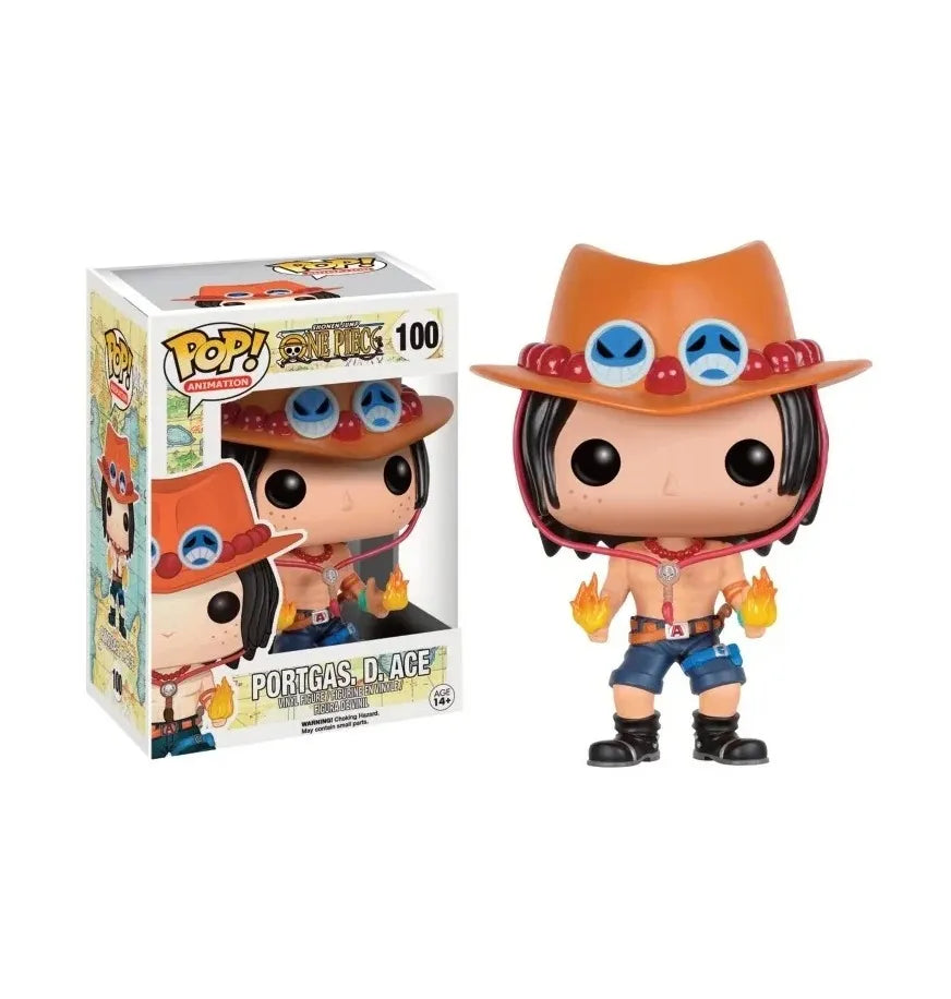 Funko Pop Ace #100 – Ruffys Bruder mit Feuerkräften und Tattoo.