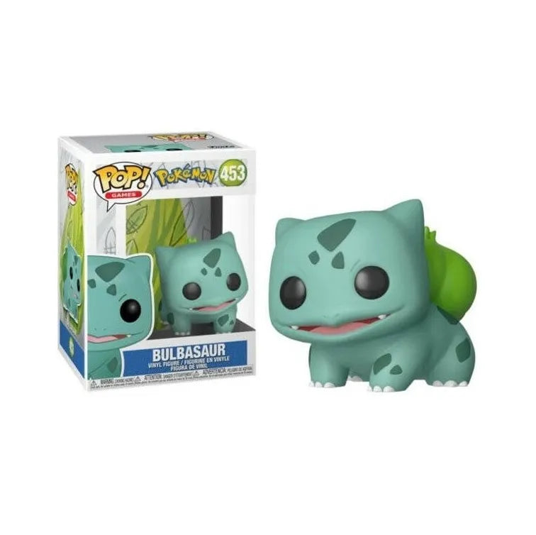 Funko Pop Bisasam #453 – beliebtes Pflanzen-Starterpokémon mit Knospe.