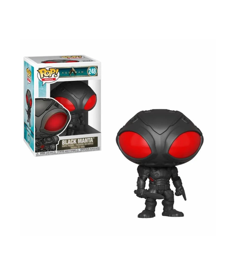 Funko Pop Black Manta #248 – Aquamans Erzfeind als detaillierte Sammelfigur.