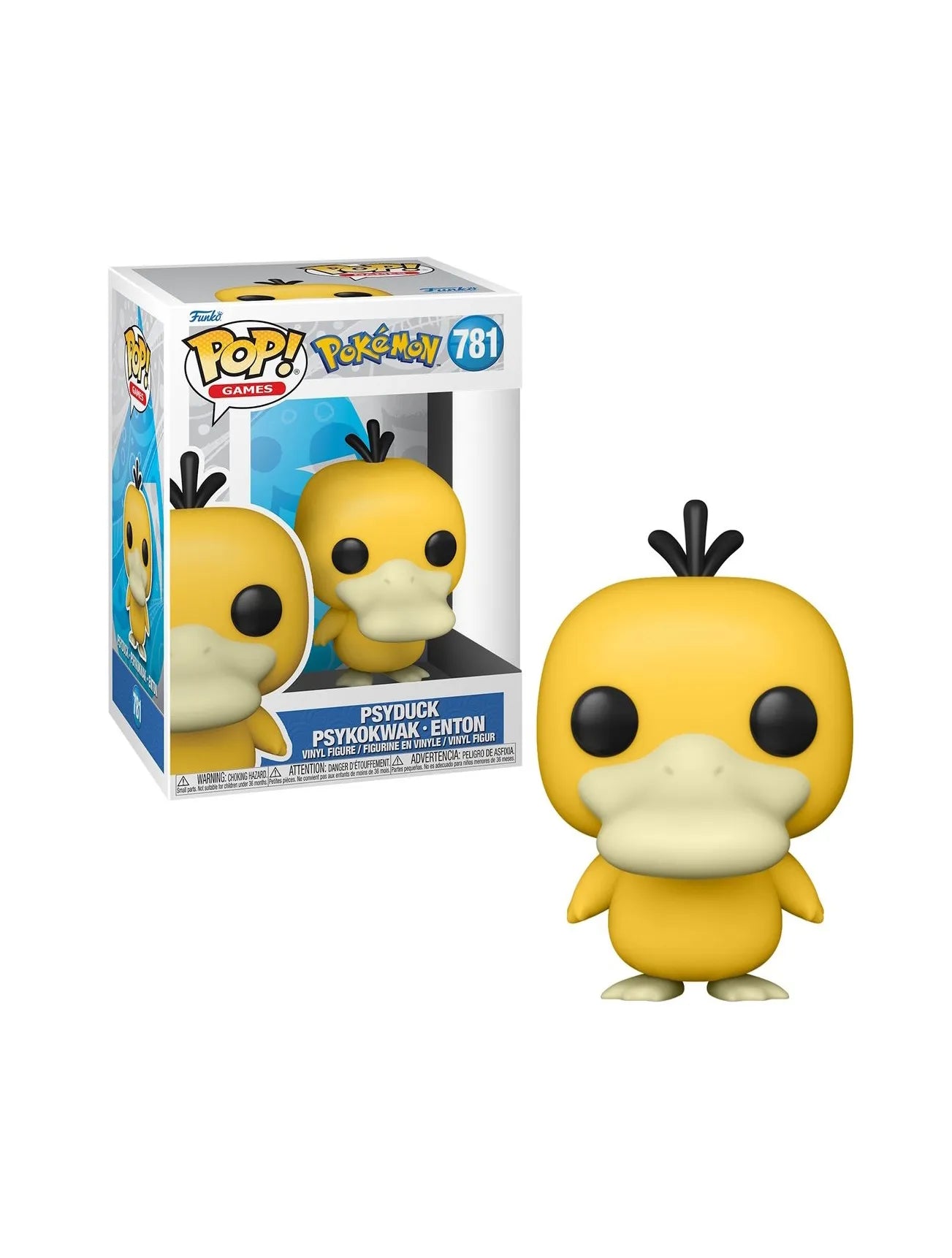 Funko Pop Enton #781 – verwirrtes Entenpokémon mit Kultstatus.