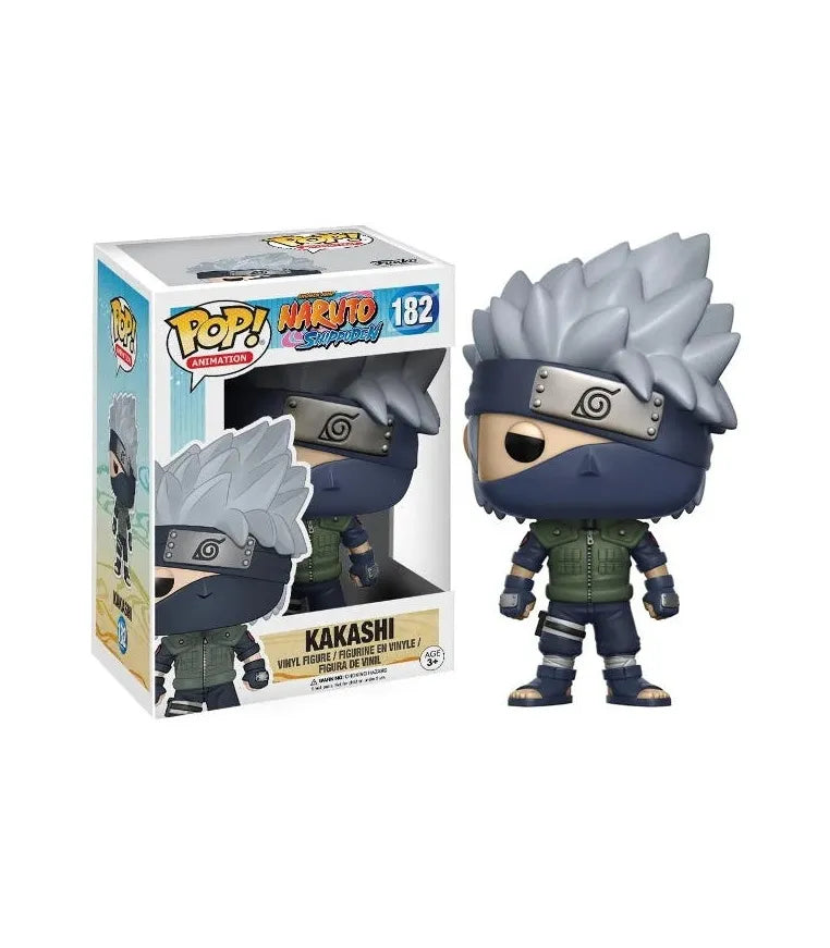 Funko Pop Kakashi #182 – legendärer Jonin mit Sharingan-Auge aus Naruto.