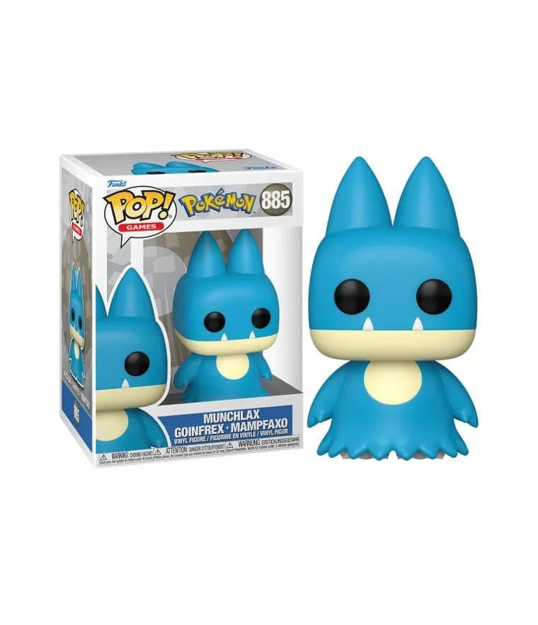Funko Pop Mampfaxo #885 – kleines, hungriges Pokémon und Vorentwicklung von Relaxo.