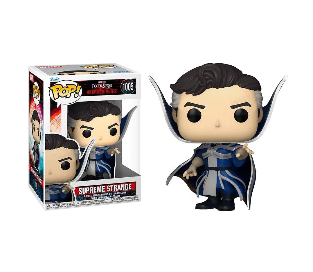 Funko Pop Supreme Strange #1005 – mächtige Variante von Doctor Strange aus dem Multiversum.