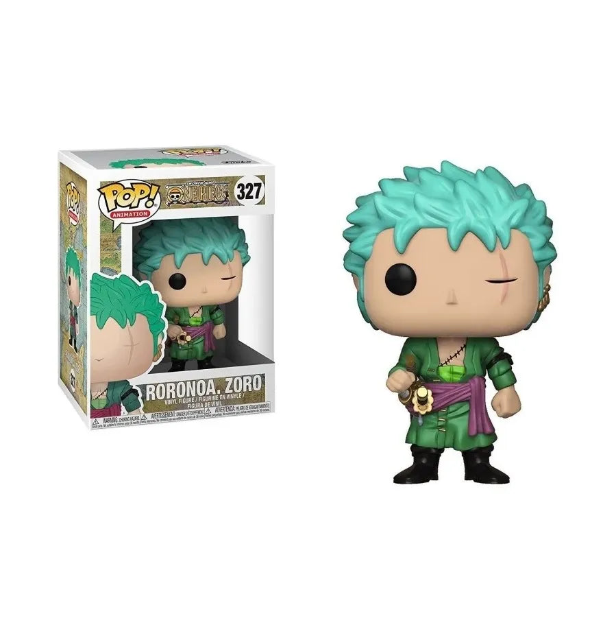 Funko Pop Zoro #327 – frühere Version des Strohhut-Schwertkämpfers.
