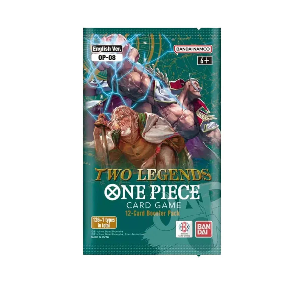 One Piece OP-08 Two Legends Booster Englisch/Japanisch – Boosterpack mit legendären Kämpfern aus OP-08.