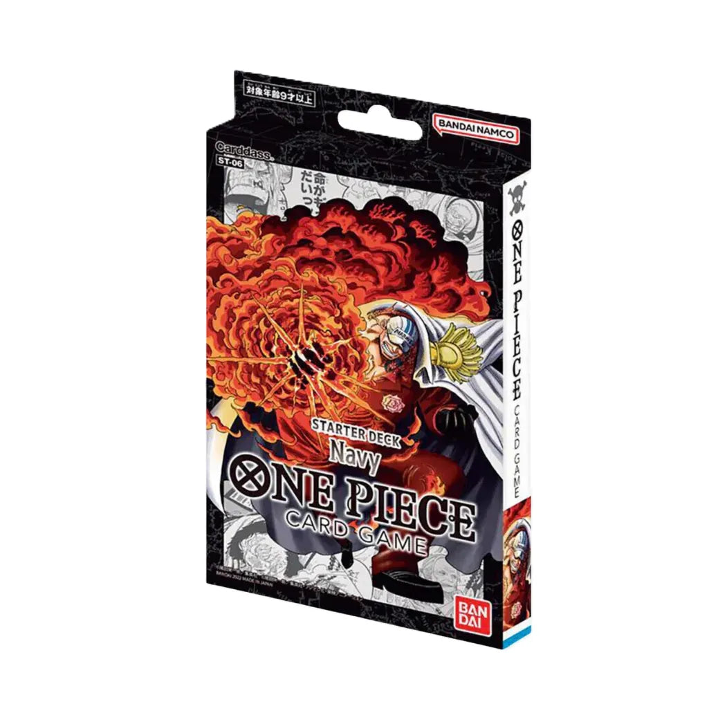 One Piece ST06 Navy Starter Deck Englisch – starker Einstieg mit der Marine-Elitetruppe.