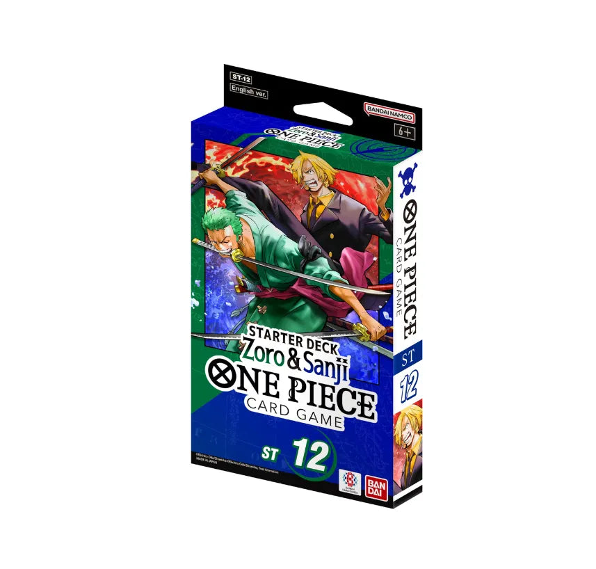 One Piece ST12 Zoro & Sanji Starter Deck Englisch – zwei Rivalen vereint in einem starken Deck.