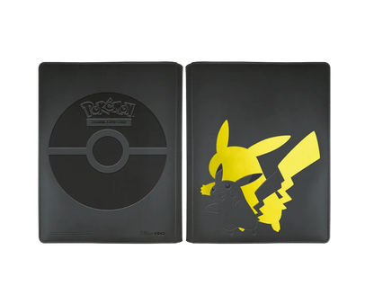 Pokémon 9-Pocket Zip Binder mit Pikachu – praktischer Sammelordner mit Reißverschluss.