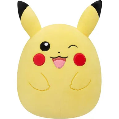 Pokémon Pikachu zwinker Squishmallow 25 cm / 35 cm – superweiches Kuscheltier von Pikachu.