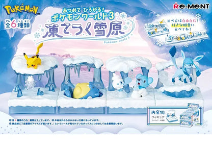 Re-Ment Pokémon Figur World 3 Frozen Snowfield – winterliche Pokémon Miniaturen.