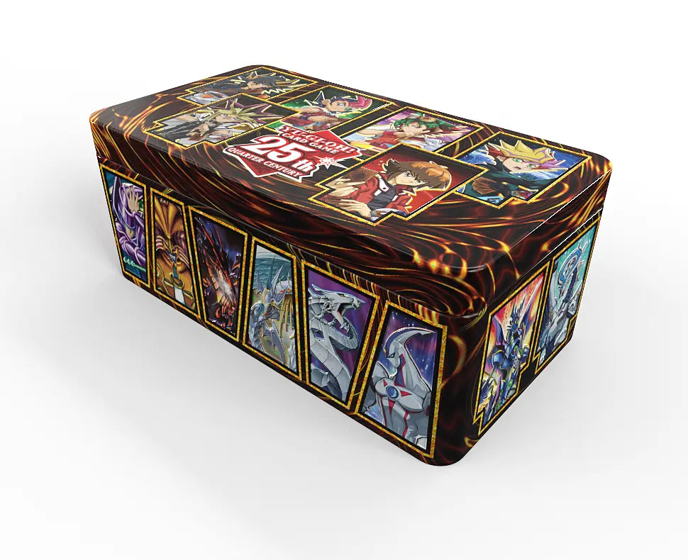 Yu-Gi-Oh 25th Anniversary Tin Dueling Heroes – exklusive Karten zur Feier von 25 Jahren Yu-Gi-Oh.