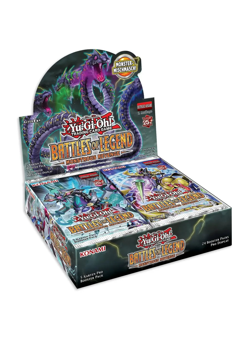 Yu-Gi-Oh Battles of Legend Monstrous Revenge Display Englisch – komplette Display-Box für Sammler.