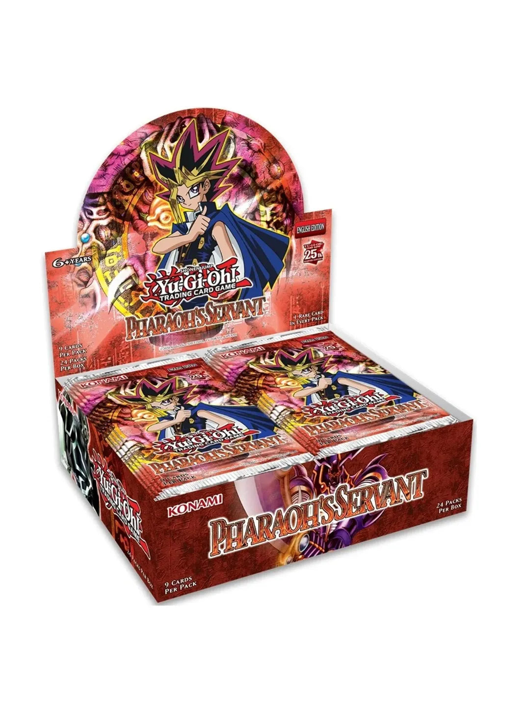 Yu-Gi-Oh Pharaoh's Servant Display Englisch – klassische Karten aus einer legendären Erweiterung.
