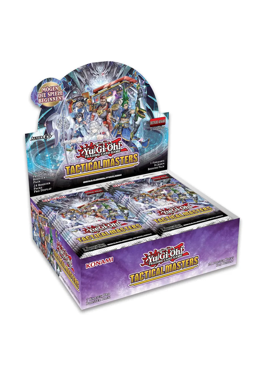 Yu-Gi-Oh Tactical Masters Display Englisch – ganze Box für neue Taktiken und Spielstrategien.